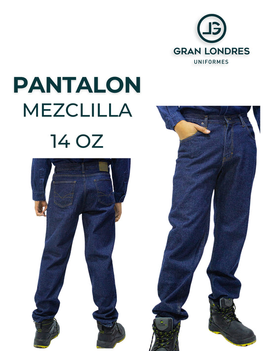 Pantalón Mezclilla 14 Oz
